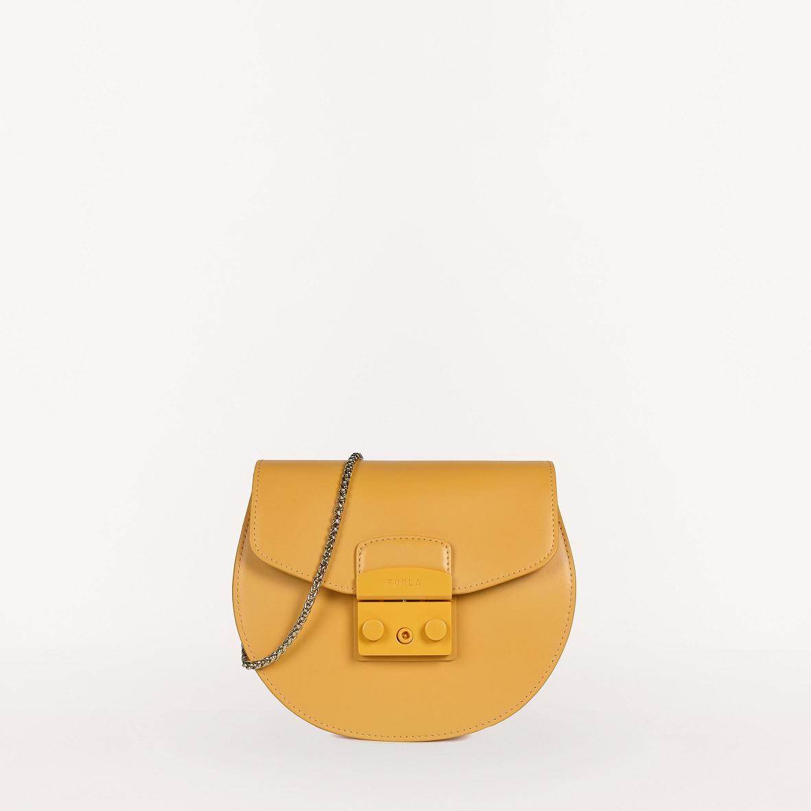 Bolso Bandolera Furla Colombia - Metropolis Bolsos Mujer Amarillo 905712TGM